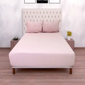 Sabana + 2 fundas cama doble Microfibra