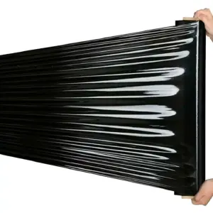 Rollo Vinipel Stretch Negro 50cm X 400m