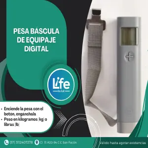 Pesa Báscula De Equipaje Digital - Porta