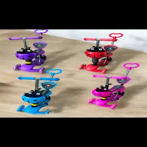 Monopatín Scooter 5 En 1 Con Luz