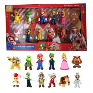 MARIO BROS FIGURAS x12