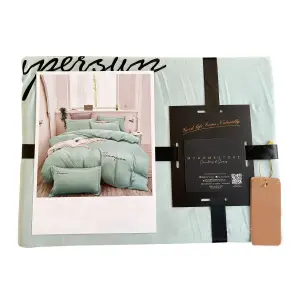 Funda Duvet Sampson Bordado Aqua Doble