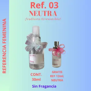 FEROMONA TANTRA FEMENINA NEUTRA DE 30 ml