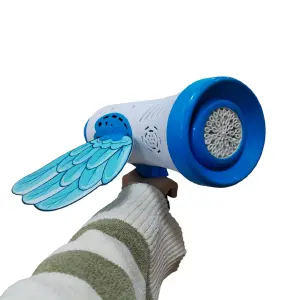 Maquina de burbujas burbujero con alas
