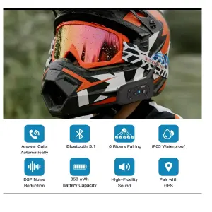 Intercomunicador casco ejeas v6 riders