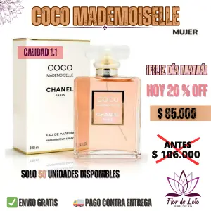 Perfume Coco Mademoiselle Chanel Mujer