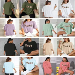 CAMISETAS OVERSIZE DAMA COFFY