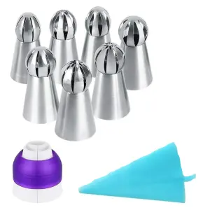 Set Juego Glaseado Boca Esférica Boquill