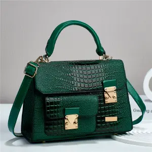 Bolso de mano de piel sintética