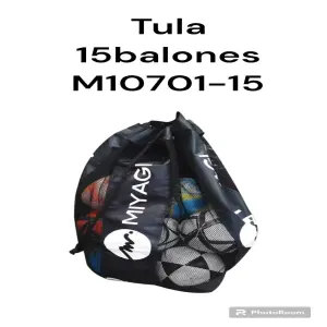 TULA PARA BALONES 15 UNIDADES
