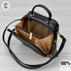Bolso Cube de cuero