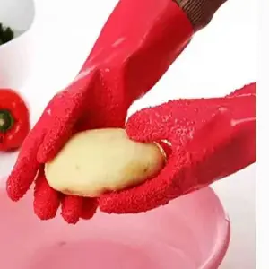 Guante protección para pelar papa ⚡
