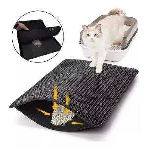 TAPETE PARA ARENA DE GATOS: Dile Adiós al Desorden - TAPETE PARA ARENA DE GATOS