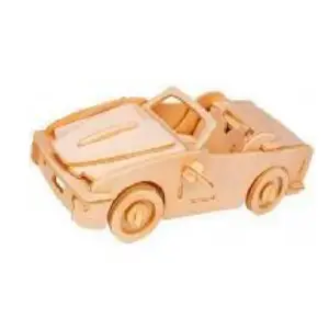 Rompecabeza 3D en Madera Carro