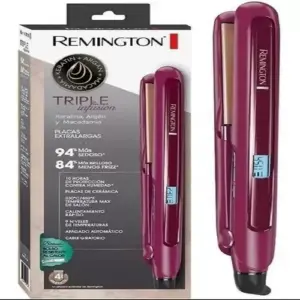 Plancha Triple Infusión Keratina Argán