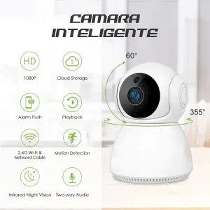 Camara De Seguridad Inteligente 1080p Hd