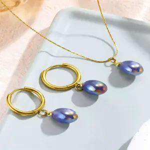 Conjunto de joyas 2 piezas perlas tornas