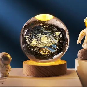 Lampara saturno 3 D