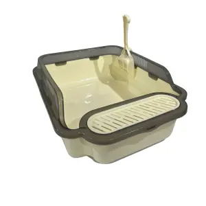ARENERO DESTAPADO + PALA ZK05: El arenero perfecto para tu gato - ARENERO DESTAPADO + PALA ZK05