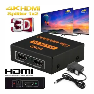 Splitter Hdmi 1 X 2 Alta Definición 1920