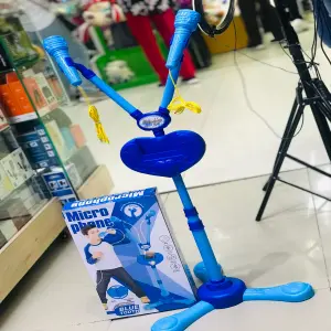 KIT KARAOKE INFANTIL DOBLE CON LUCES
