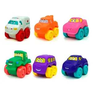 Carros De Goma Juguete Bebes Niños