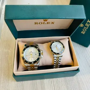 RELOJ PAREJA ROLEX PERPETUAL LUPA