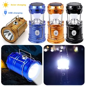 Lampara Campamento Solar Linterna USB