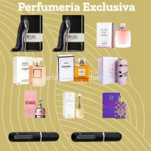 kit 9 perfumes + perfumero