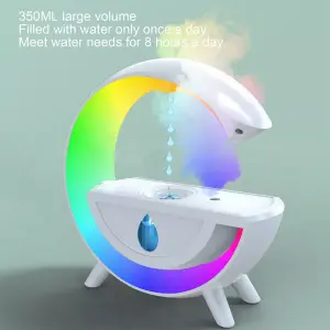 Humidificador Antigravedad RGB En Forma
