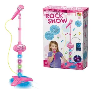 Juguete Micrófono Karaoke con Luces MP3: ¡El Escenario Está Listo! - Juguete Microfono Karaoke Mp3 Con Luces