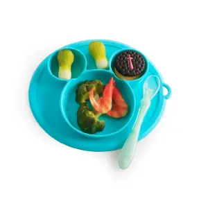 Plato En Silicona Bebe Antideslizante