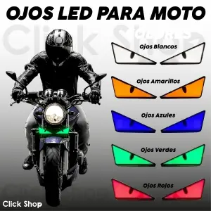 OJOS LED PARA MOTO