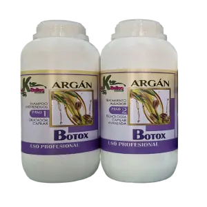Alisado argan botox suave 2 pasos litro
