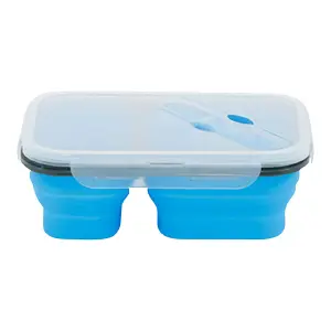 Portacomida Plegable Silicona Cubierto A