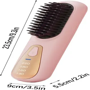 Cepillo Alisador Inalámbrico Mini: ¡Tu Aliado Perfecto para un Cabello Impecable! - Cepillo Alisador Inalámbrico Mini
