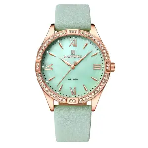 Reloj Naviforce Sport Nf5038 Mujer Cuero