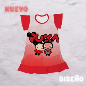 pijama niña pucca y garu