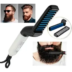 Plancha Cepillo Alisa Barba Y Cabello