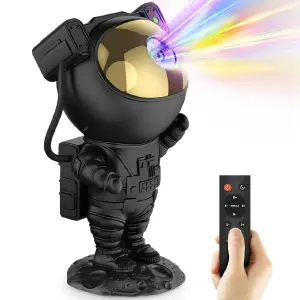 Astronauta Negro Nebulosa Proyector Led