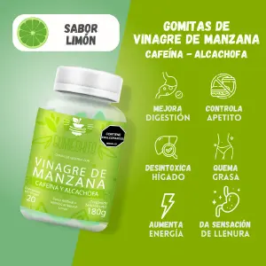 Gomitas de vinagre de manzana x 60