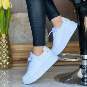 Lindos Tenis Bolicheros Blanco Bdga