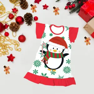 pijama niña pingui de navidad