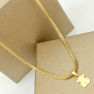 Cadena De Dama De Tejido Serpiente Rusti