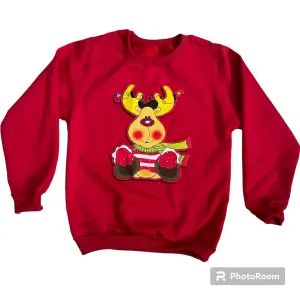 BUSO ROJO LUCES NAVIDAD RENO AMARILLO