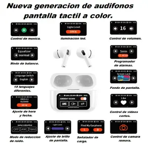 Audífono A9PRO con pantalla