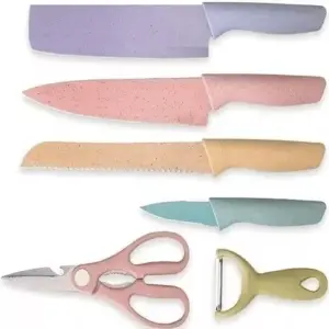 Set Cuchillos 6 Pzs Acero Inoxidable Man