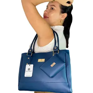 Bolso Dama Karla Chacon Crez Azul