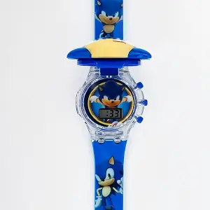 Reloj Niñas Digital Luces Sonido Tapa