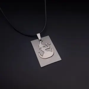 Collar Signo Zodiacal Placa Acero + Estu